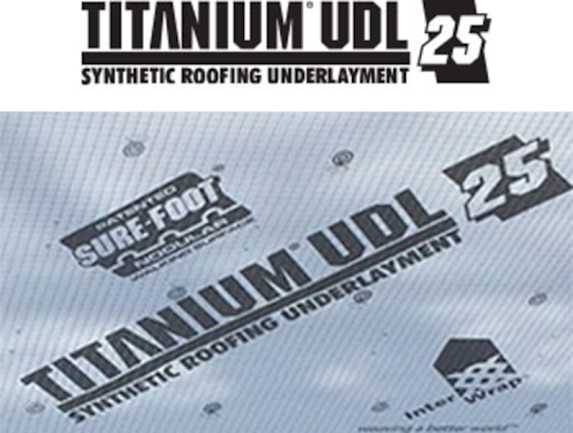 Titanium® UDL25 Roof Underlayment