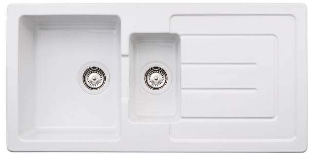Acton Sink In White Ceramic