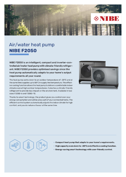 NIBE F2050 - Product Leaflet