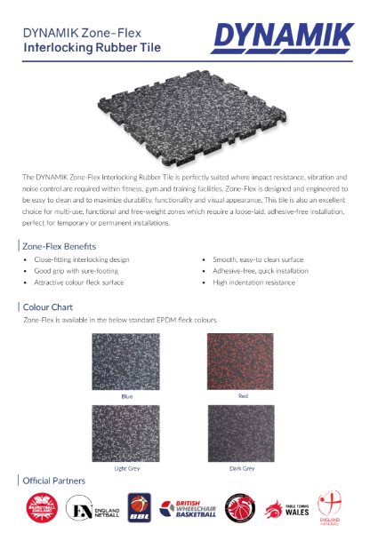 Zone-Flex - Interlocking Rubber Tiles