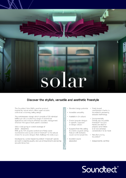 Solar Specification sheet