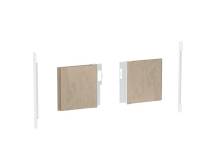 Geberit Duofix mounting plate for washbasin with washbasin cabinet and one washbasin tap, concentric