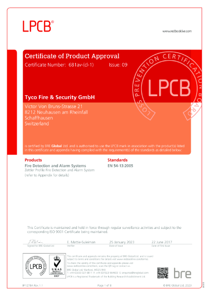 Certificate of Approval cdfa