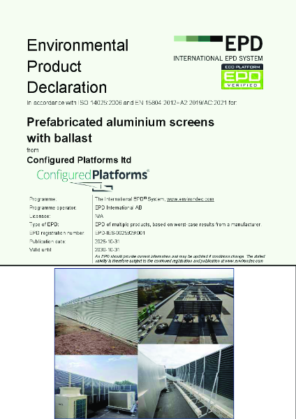 EPD for Speedscreen and Speedscreen400