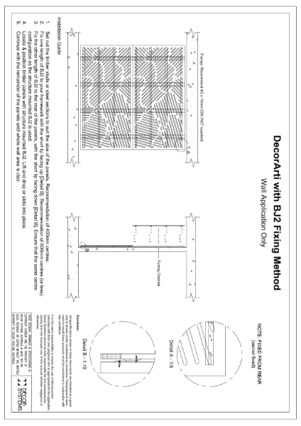 DecorArti Installation Guidelines