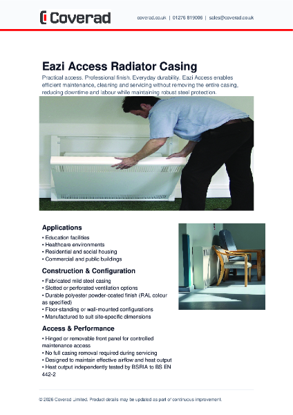 Coverad_Eazi_Access_Radiator_Casing | Coverad Limited | NBS Source