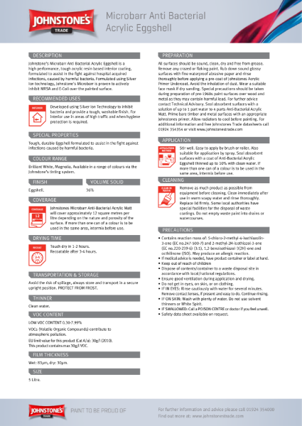 Ecological Solutions - Product Datasheets