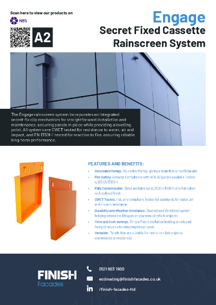 Finish Facades Engage Datasheet
