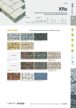 Xflo Paving Data Sheet