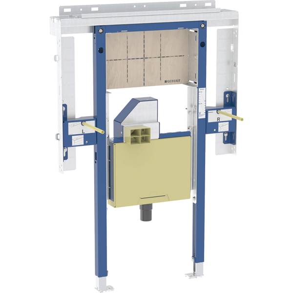 Geberit Duofix element for Geberit ONE washbasin, small projection and wall-mounted tap, room-height, with concealed turn trap, with concealed Clou - Duofix installation element