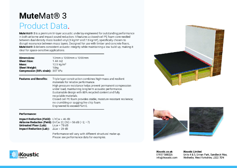 MuteMat® 3 Data Sheet