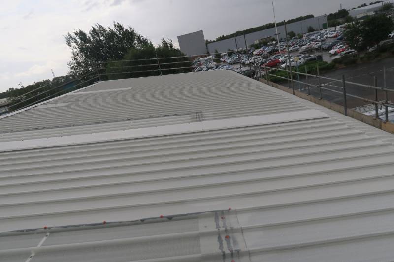 Metal Roof Coating Project using BBA Approved Metalseal 20 from Liquasil