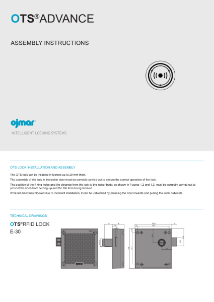 Assembly Instructions OTS®Advance