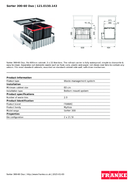 Product Sheet 121.0150.143