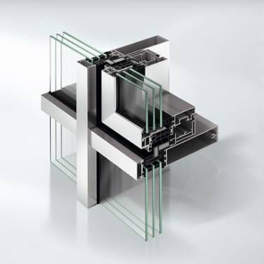 Aluminium Façade Insert Window System - AWS 114 - Outward or Parallel Opening