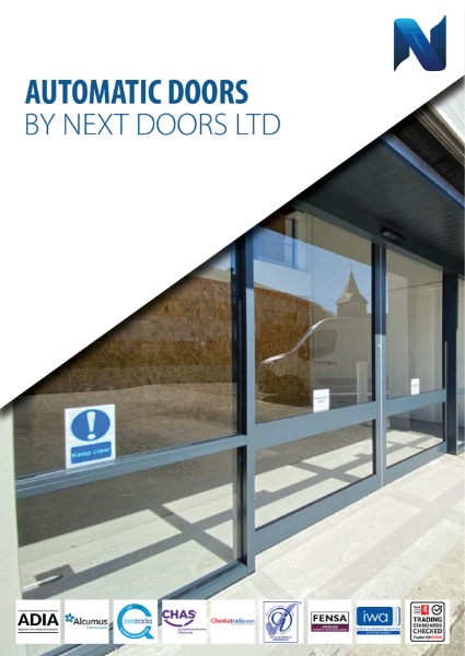 Automatic aluminium doors
