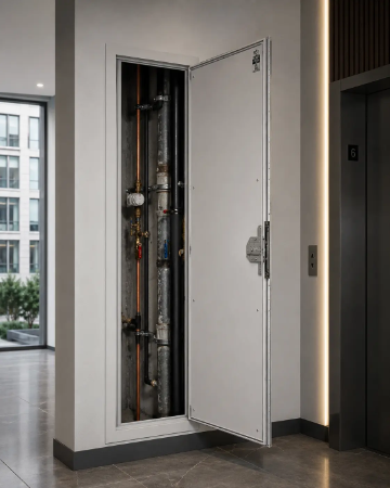 Fire-Rated Metal Riser Door – Shaft Wall – R51 Range - Riser Door