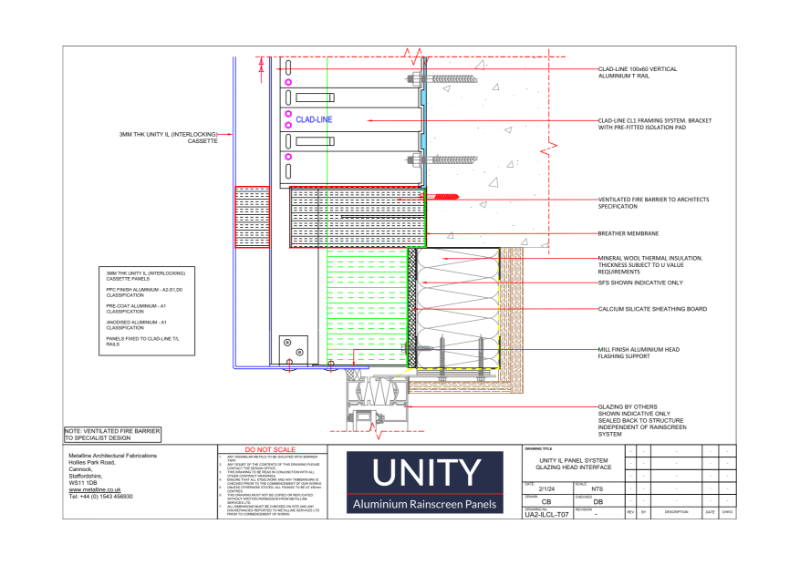 Unity A1 IL-T07 Technical Drawing