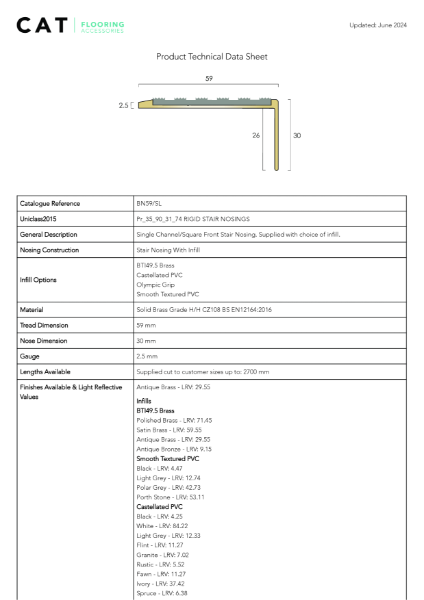 BN59SL ANTIQUE BRASS TDS