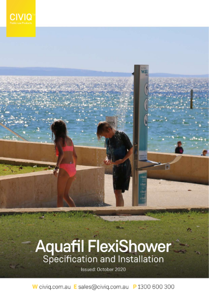 Aquafil® FlexiShower Outdoor Shower