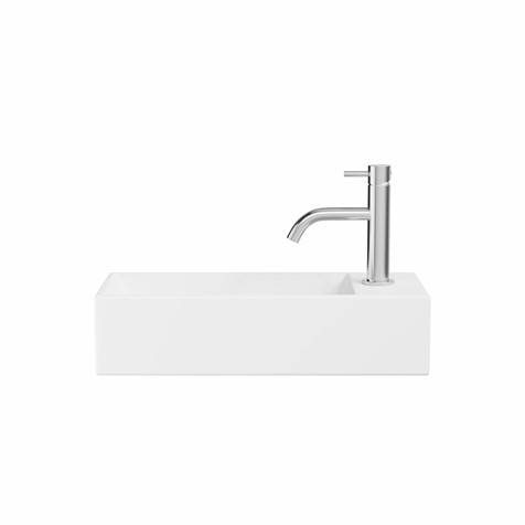 Beck Cloakroom Basin Including Free Flow Waste 1TH 450 x 200 mm