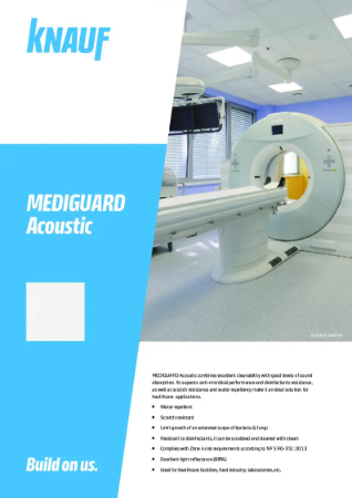 Knauf_Ceilings_MEDIGUARD Acoustic_Datasheet_EN