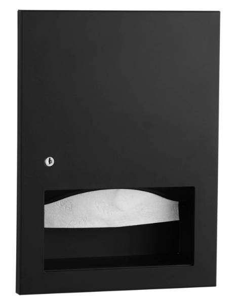 Recessed Paper Towel Dispenser, Matte Black, B-359033.MBLK