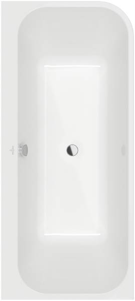 Architectura Back-to-Wall Bath for Left Corner Installation UBA180ARE9CL00V