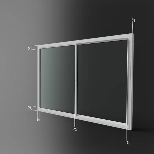 Horizontal Sliding Unit - Two Panel - Secondary Glazing Unit