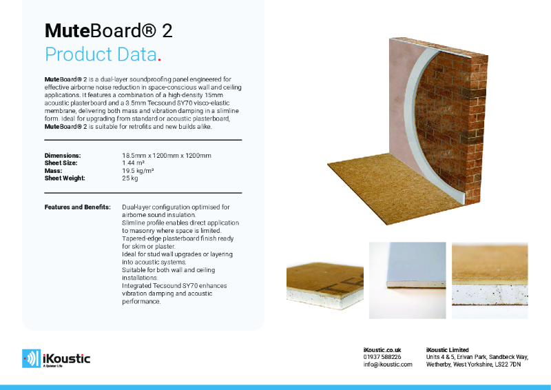 MuteBoard® 2 Data Sheet