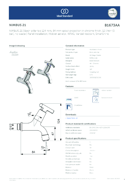 Datasheet - B1673AA