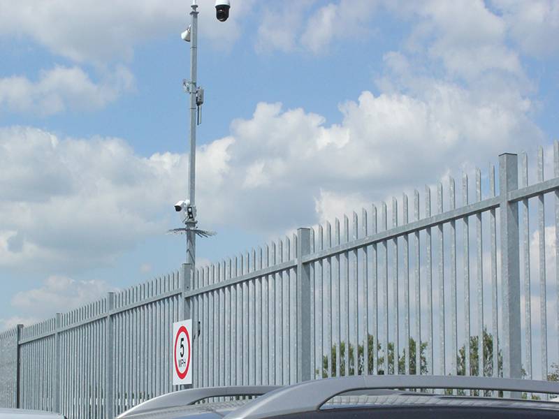 Vertical bar fencing replaces steel palisade to provide perimeter security for British Car Auctions