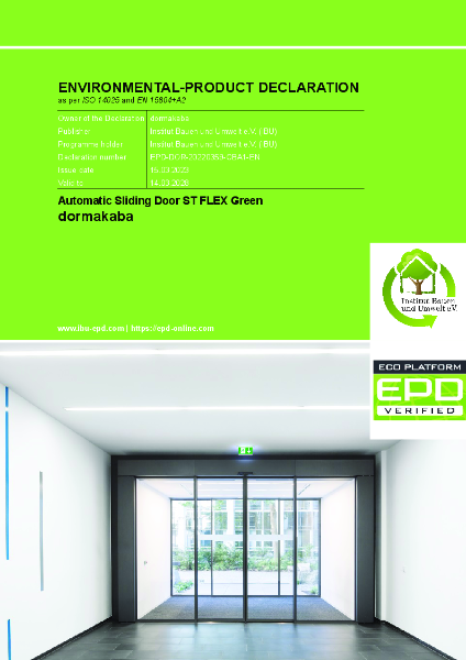 Environmental Product Declaration