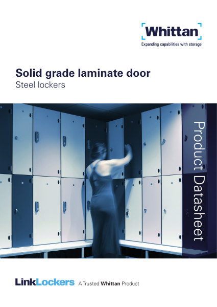 Solid grade laminate door lockers (steel locker)