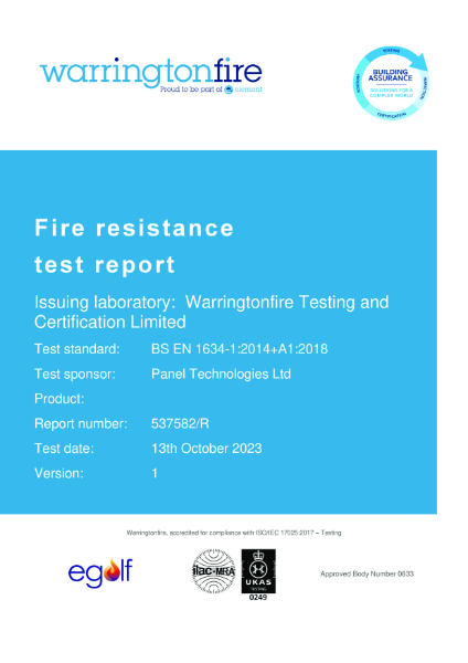 R53-120-PD-BF-L12A-ATN-30A Fire Test 