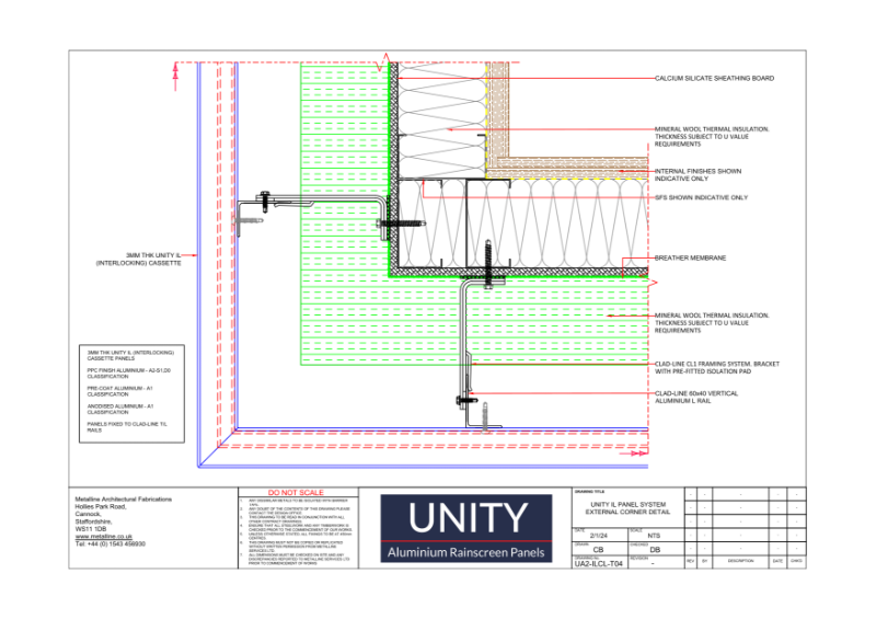 Unity A1 IL-T04 Technical Drawing