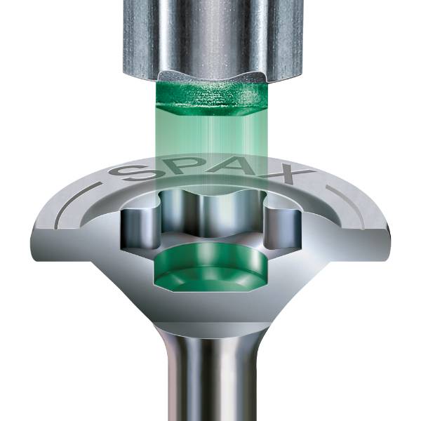 SPAX WIROX Coated Washer Head Timber Construction Screws