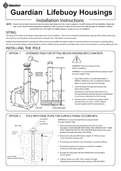 Guardian Installation Instructions