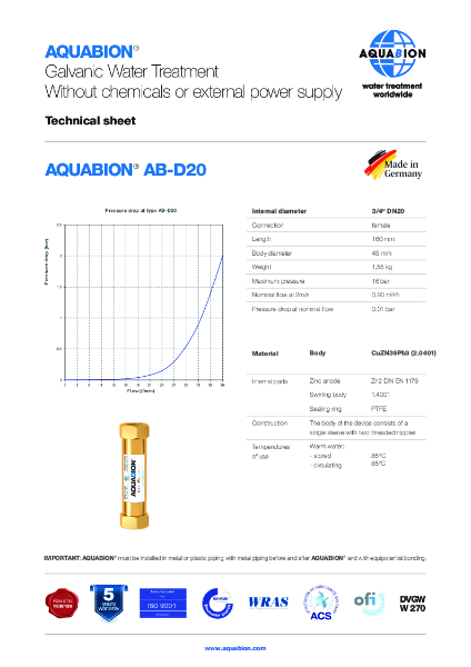 AQUABION® AB-D20