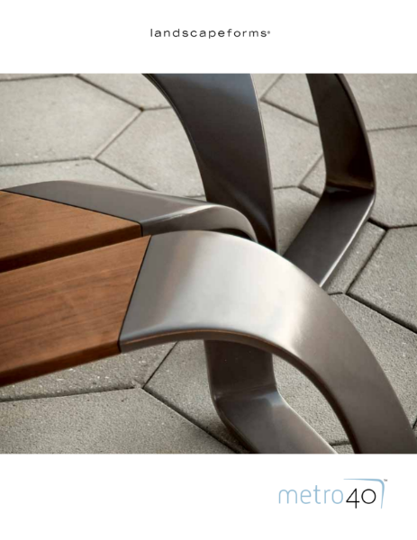 Landscape Forms Metro40 Street Furniture Collection