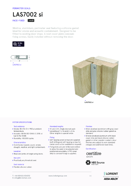 LAS7002 si datasheet