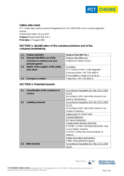 MSDS V2.0 Retanol EKA BW