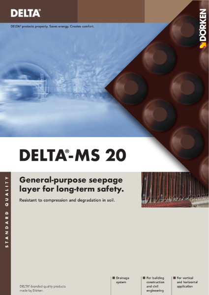 Delta-MS 20 Drainage System