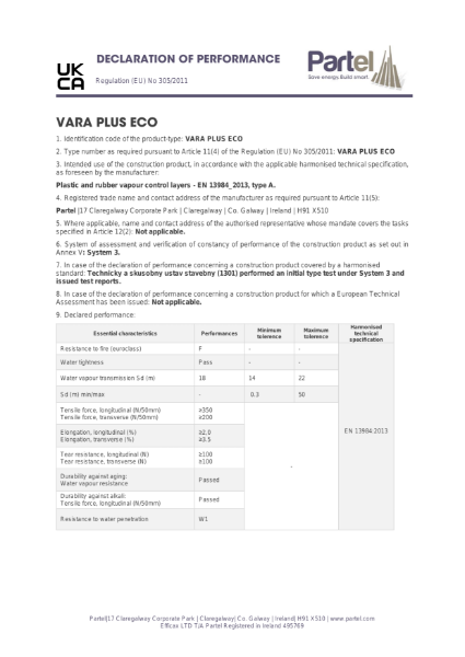 Vara Plus Eco DOP