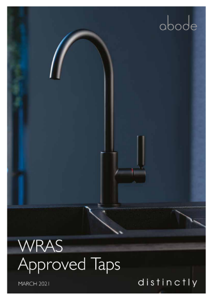 ABODE WRAS APPROVED TAPS - MARCH 2021