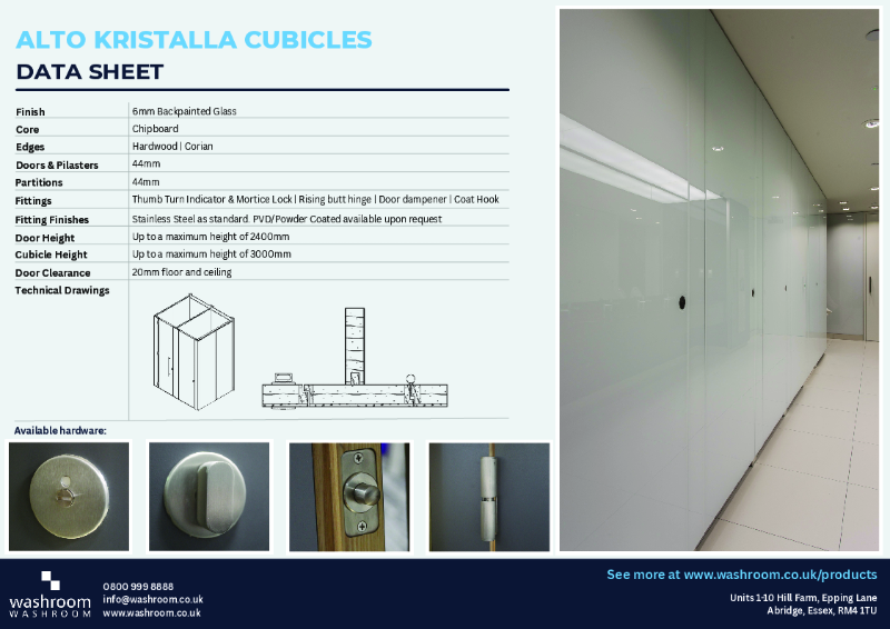 Alto Kristalla Cubicles