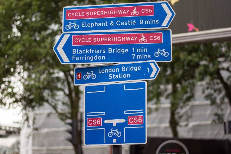 Thermoplastic Line Marking London’s Cycle Superhighways