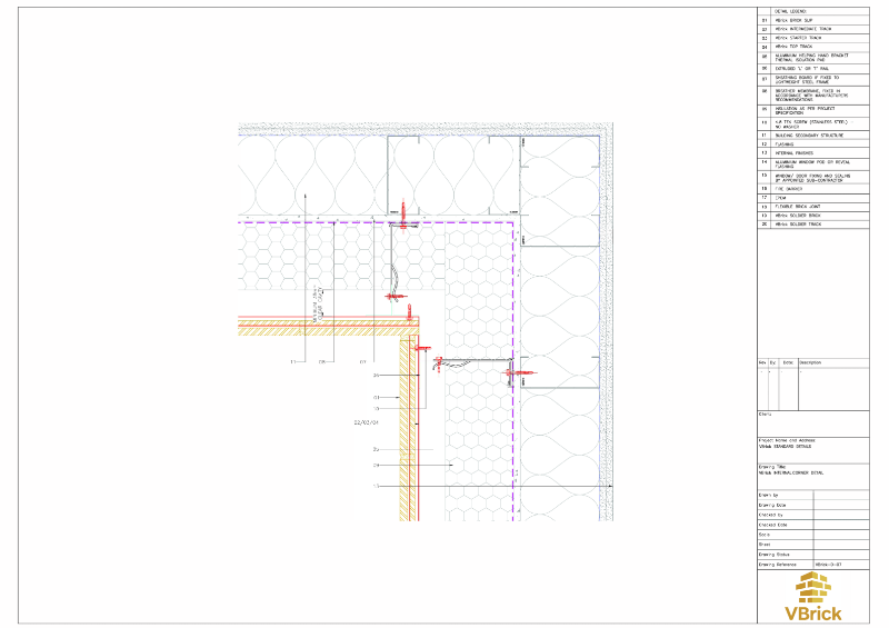 VBrick - INTERNAL CORNER DETAIL