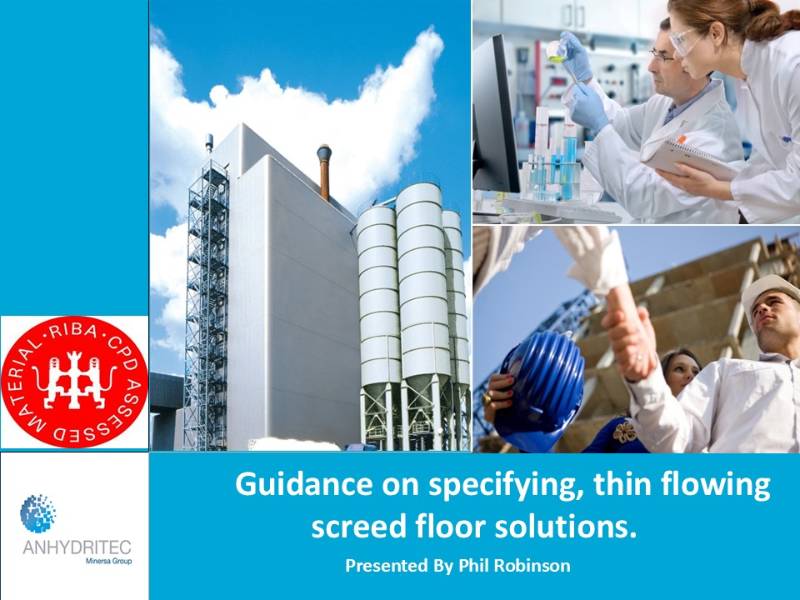 Guidance on Specifying a Thin Floor Levelling Solution