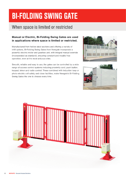 Bi-Folding Swing Gates